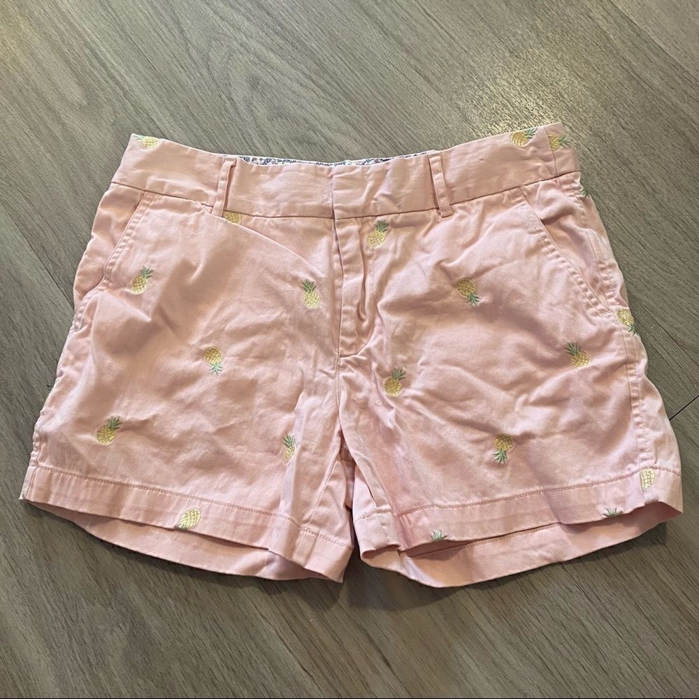 Jones & co size 4 pineapple printed pink s…